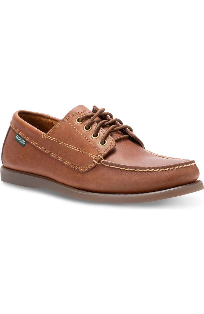 Eastland Yarmouth Moc Toe Derby Shoe, Main, color, Oak