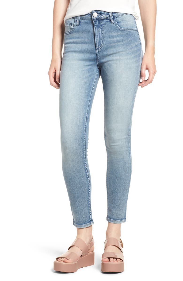 Prosperity Denim Ankle Skinny Jeans, Main, color, 