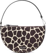 Kate Spade New York Wink Giraffe Printed Suede Wristlet