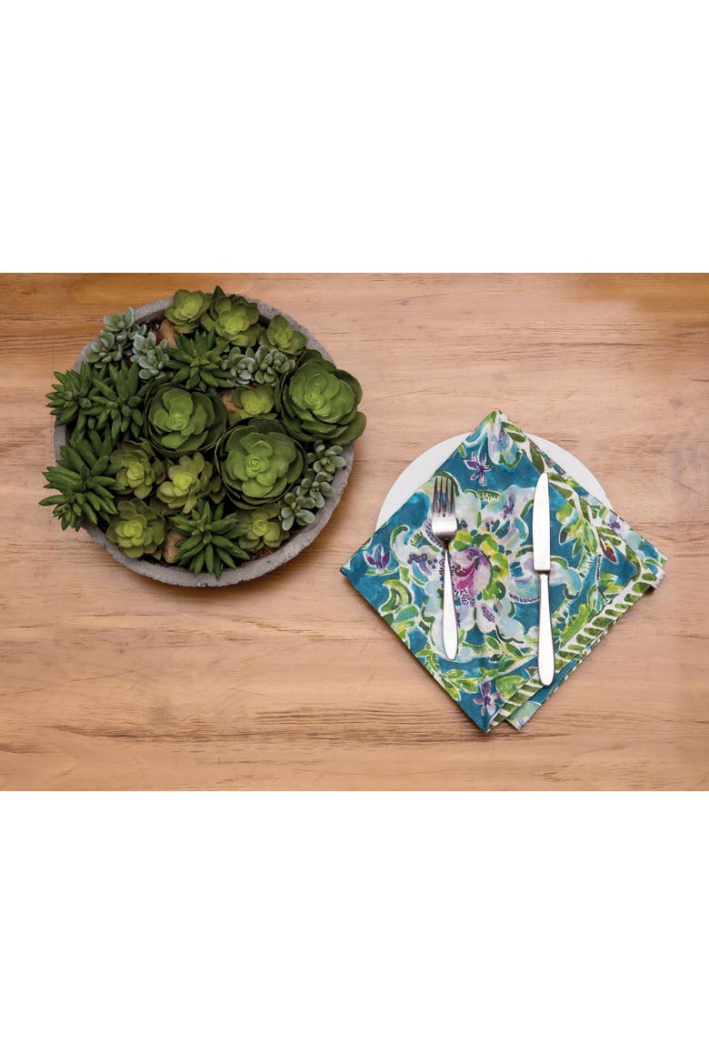 Violet Napkin, Alternate, color, Blue
