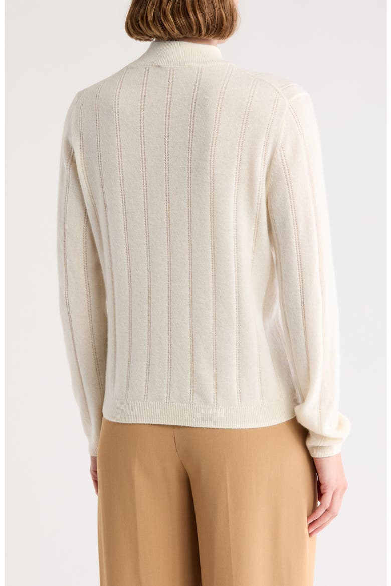 Wide Rib Cashmere Sweater, Alternate, color, IVORY