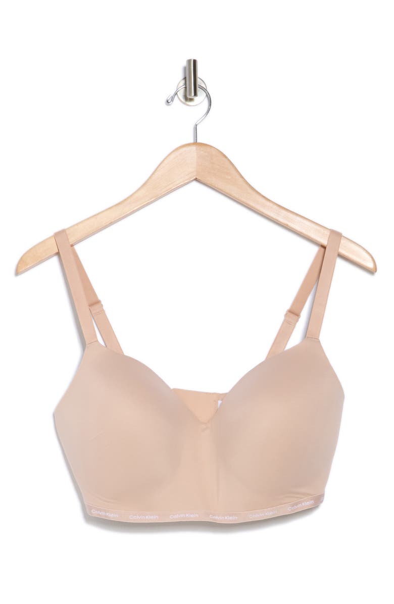 Calvin Klein Luxe Wireless Bra, Alternate, color, Cedar