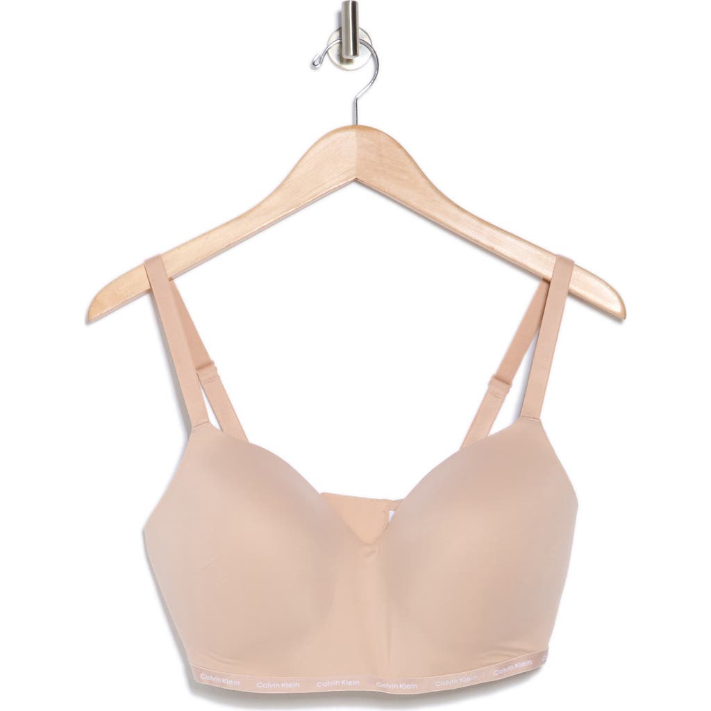 Calvin Klein Luxe Wireless Bra In Cedar