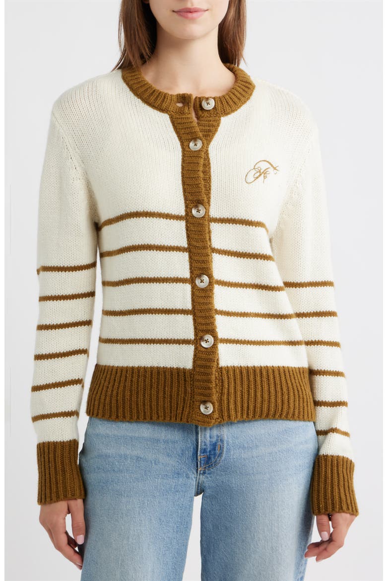 Chesil Cardigan, Alternate, color, CREME