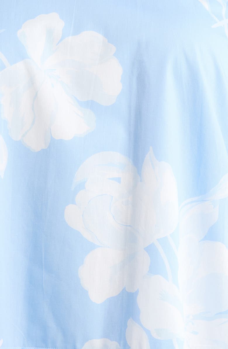 SUGARLIPS Afina Floral Seruma Shift Minidress, Alternate, color, Babyblue-Multi