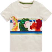 Mini Boden Kids' Appliqué Cotton Graphic T-Shirt
