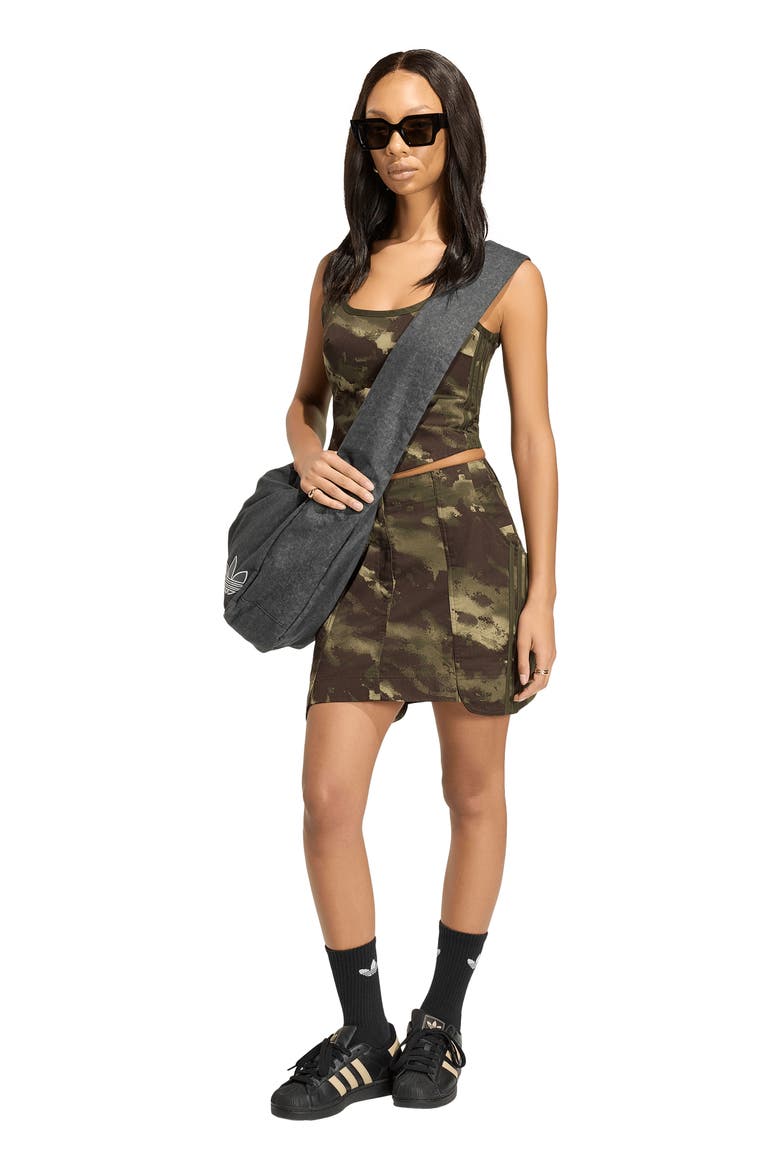 Camo Corset Top, Alternate, color, MULTICOLOR/ NIGHT CARGO