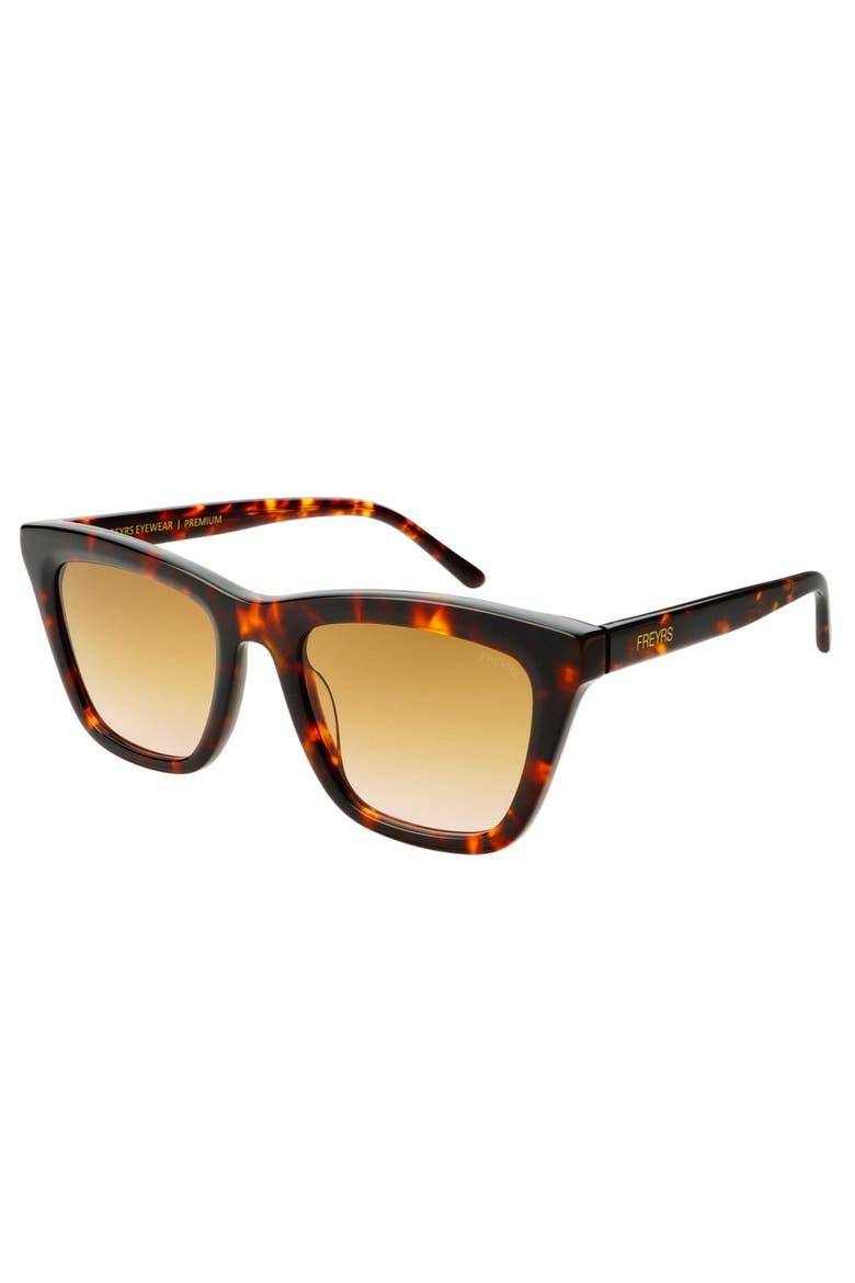 Lucy Square Sunglasses, Alternate, color, Brown Tortoise