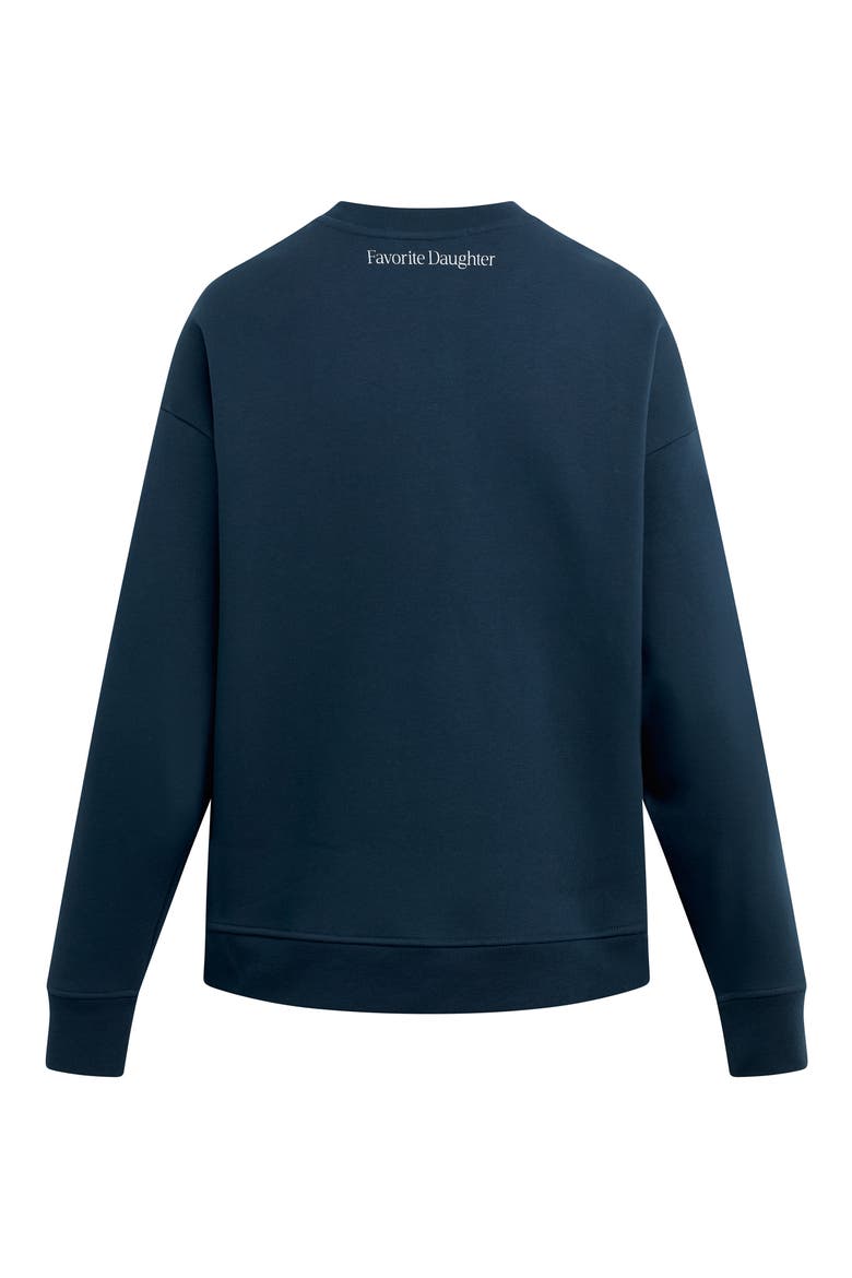 Middle Child Graphic Sweatshirt, Alternate, color, NAVY/ WHITE