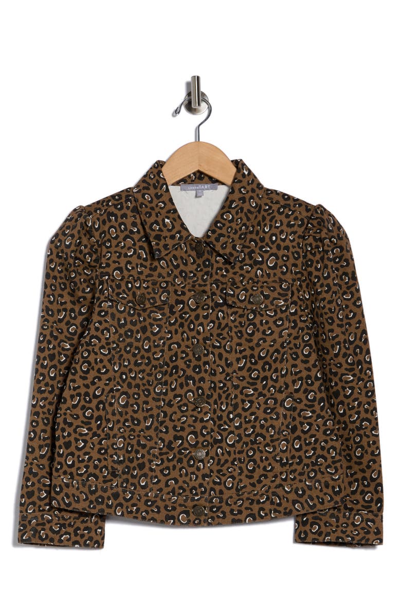 Tart Averill Denim Jacket, Alternate, color, Warm Leopard