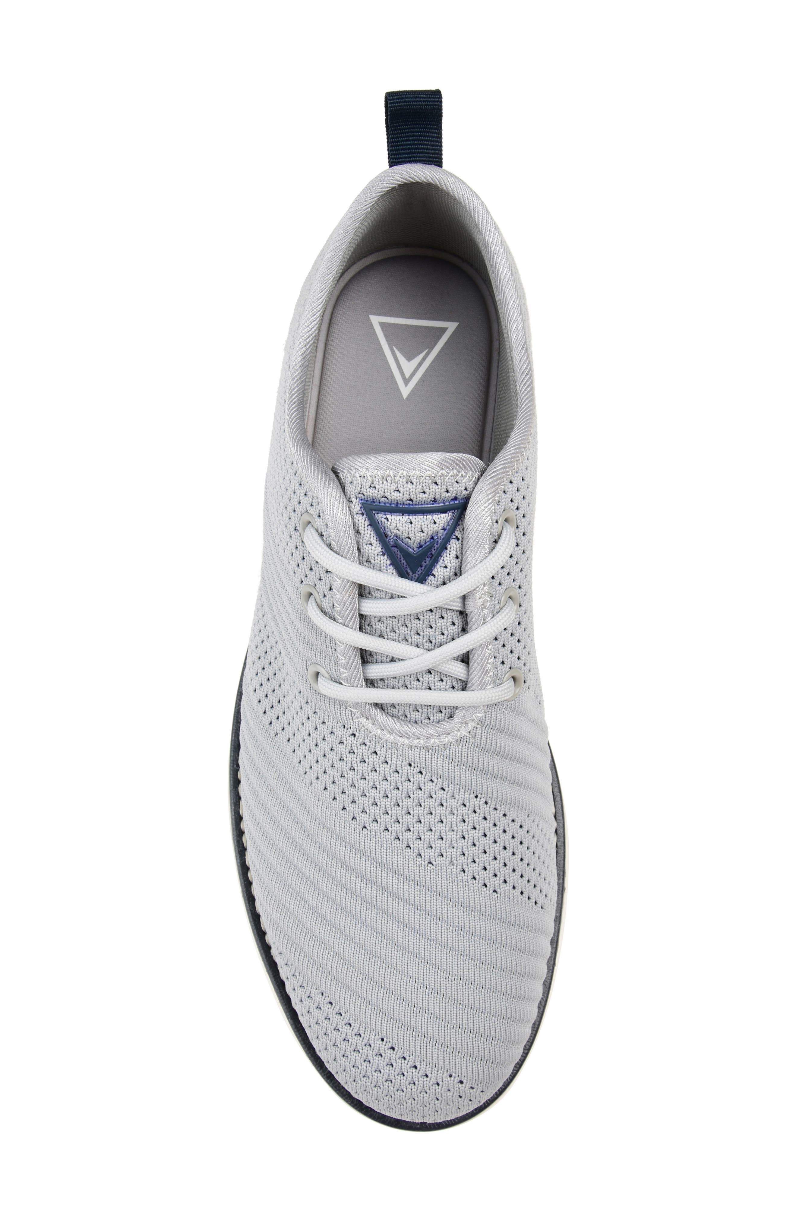 Novak Knit Derby Sneaker - Wide Width, Alternate, color, GREY