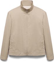 MANGO Stand Collar Zip Jacket