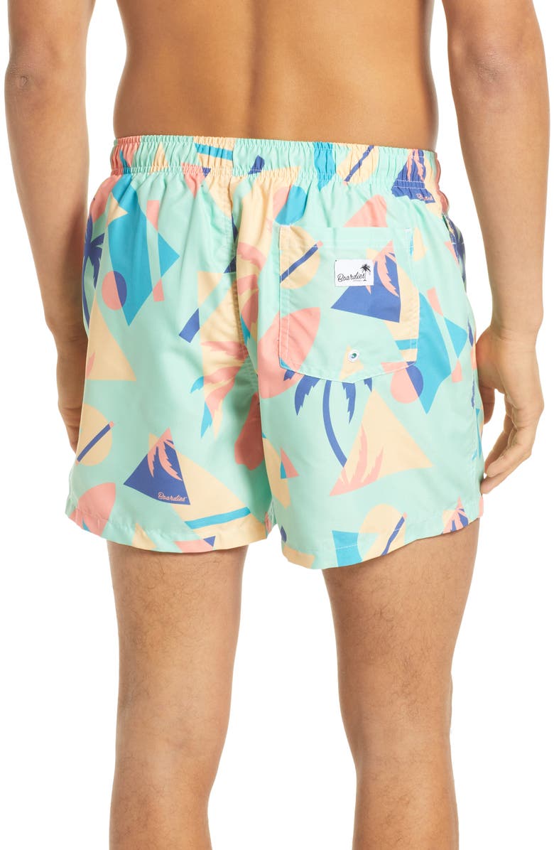 Boardies Overlay Tropical Swim Trunks, Alternate, color,