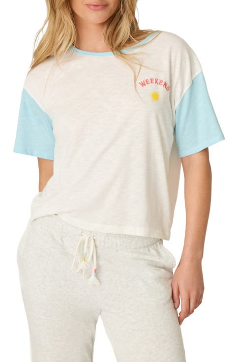 Sunday Funday Cotton Blend Pajama T-Shirt