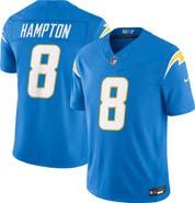 Nike Men's Nike Omarion Hampton Powder Blue Los Angeles Chargers Team Vapor F.U.S.E. Stitched Limited Jersey