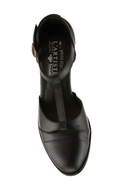L'artiste By Spring Step Altamira T-strap Pump In Animal Print