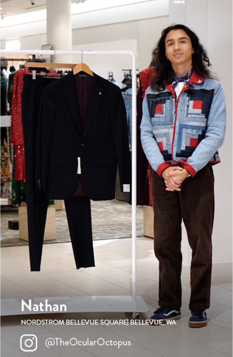 Solid Black Wool Suit, sales video thumbnail