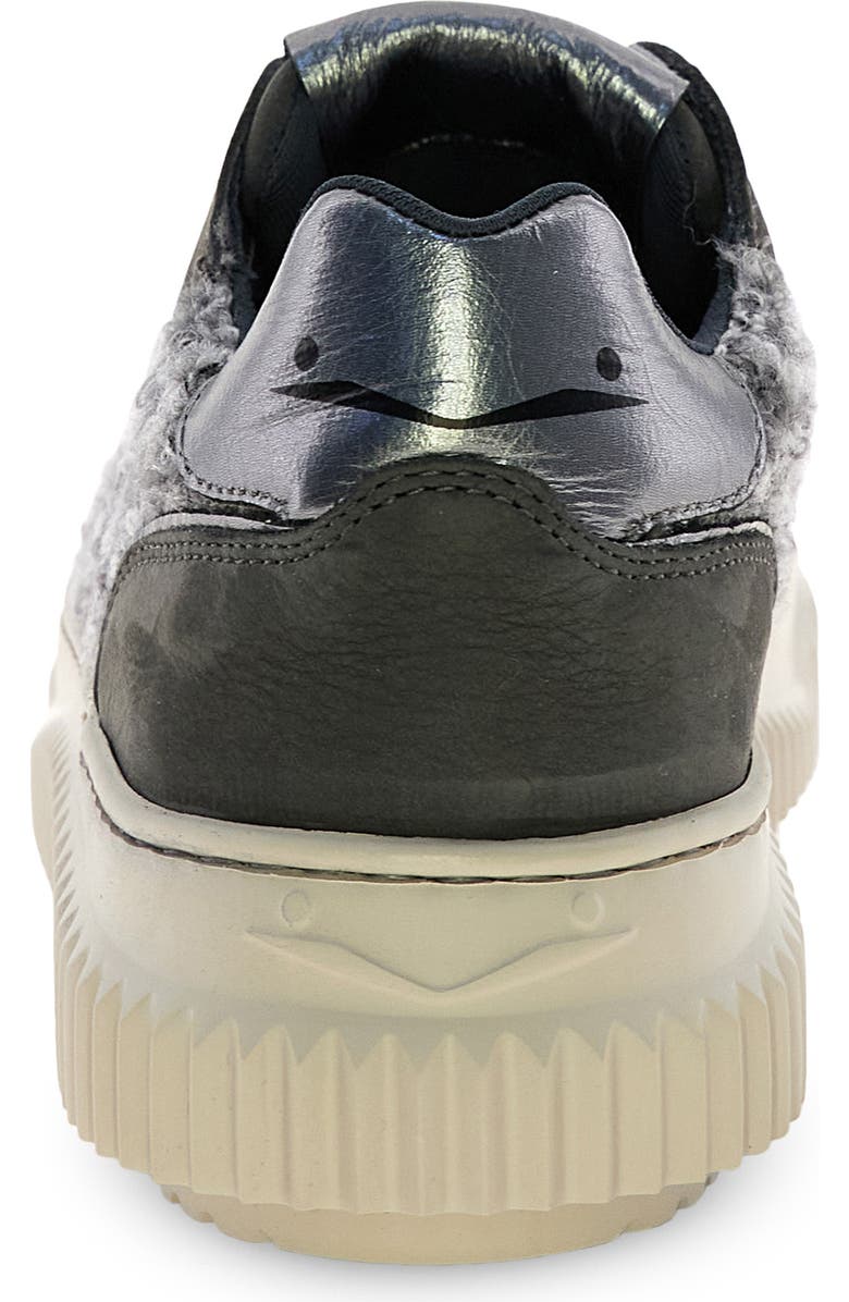 Voile Blanche Lipari Wool & Genuine Shearling Sneaker, Alternate, color, Grey
