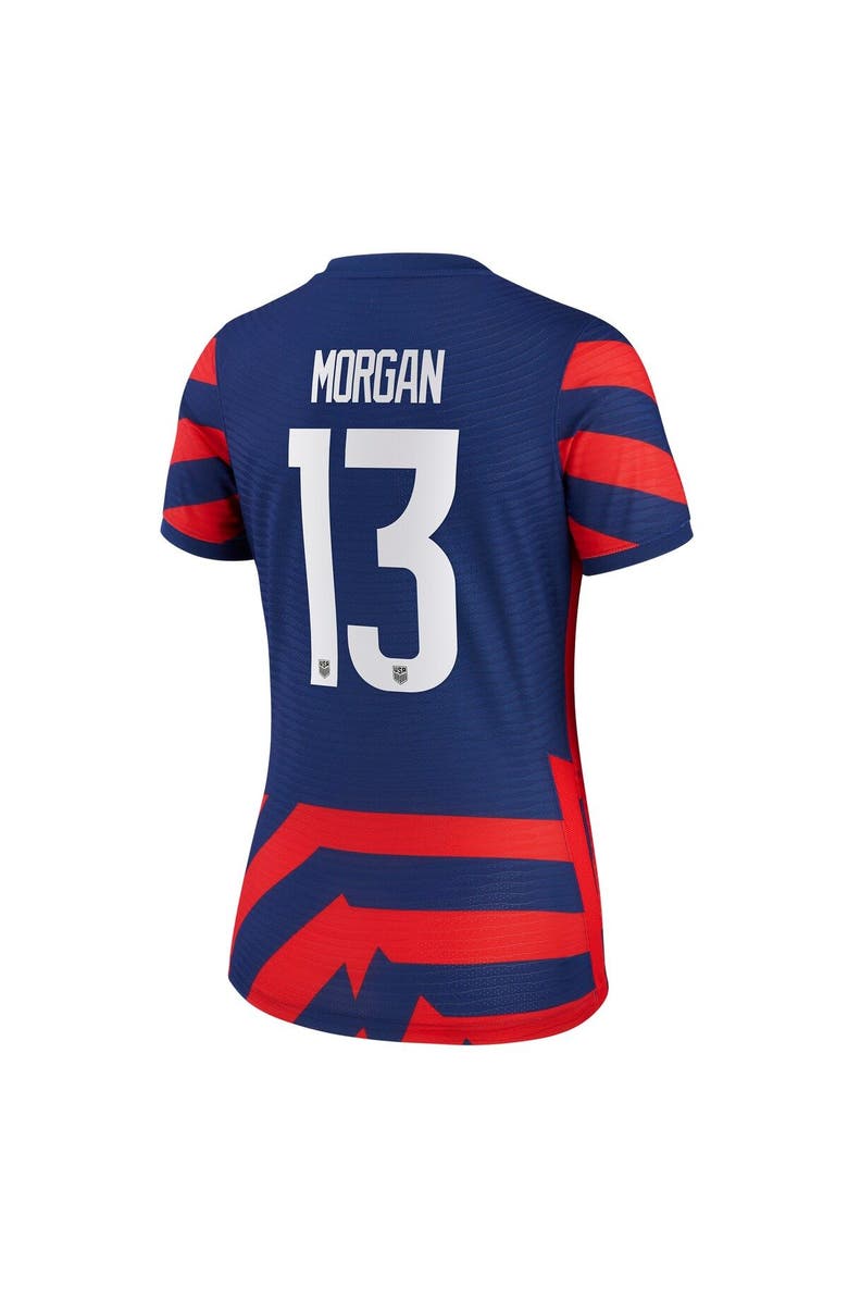 Nike Women's Nike Blue Alex Morgan USWNT 2021/22 Away Breathe Stadium Replica Player Jersey, Alternate, color,