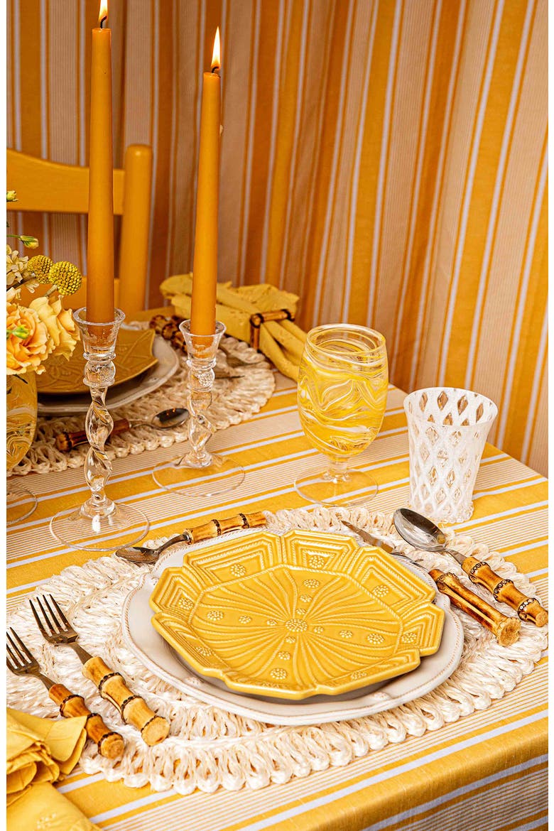 Jardin du Monde Set of 4 Salad Plates, Alternate, color, DAFFODIL