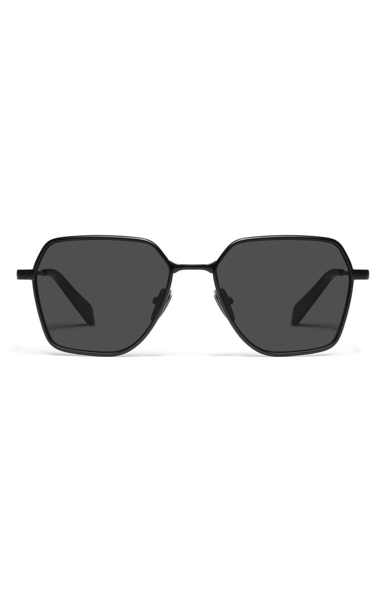 QUAY World Tour 5mm Polarized Square Sunglasses, Main, color, 