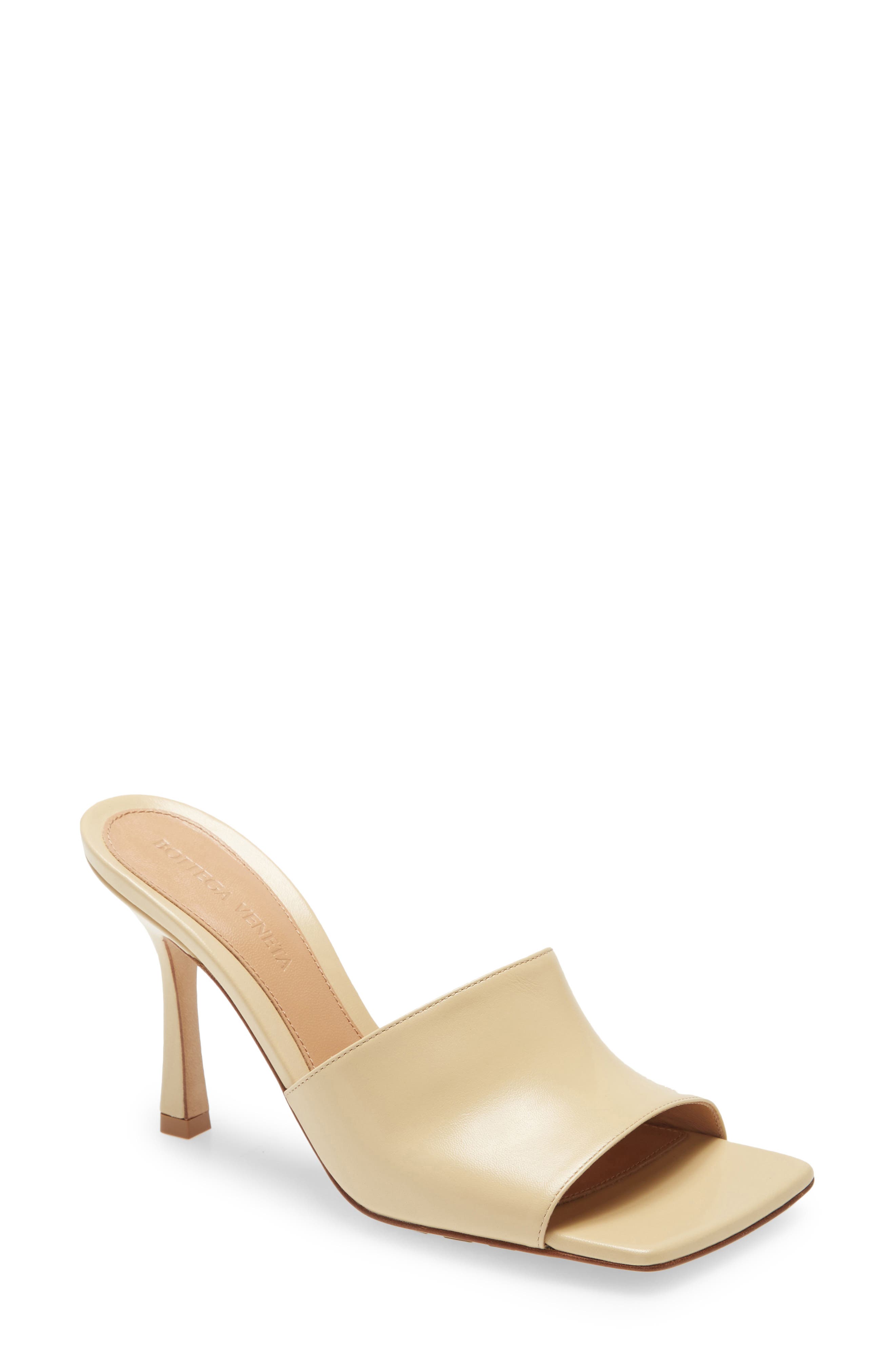 Bottega Veneta Stretch Square Toe Slide Sandal, Main, color, 