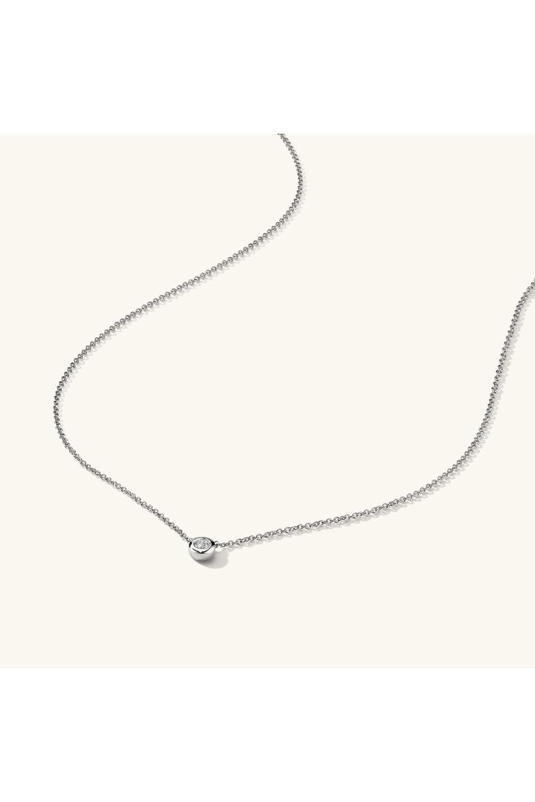Diamond Necklace, Alternate, color, White Gold