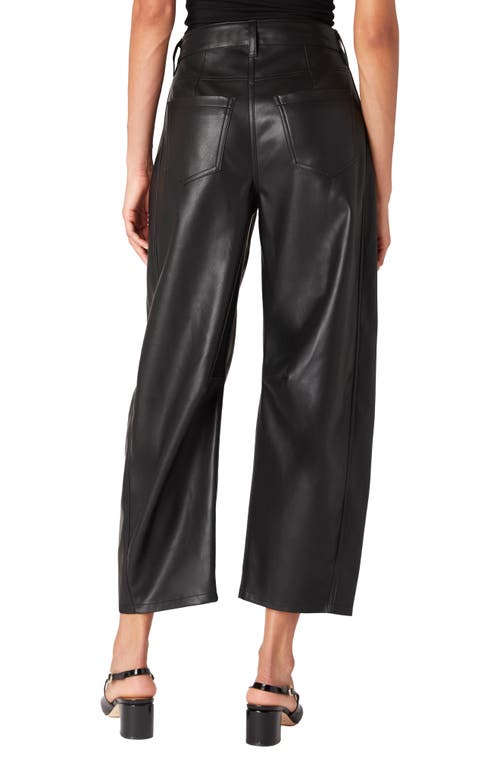 BLANKNYC BLANKNYC BARREL LEG FAUX LEATHER PANTS 