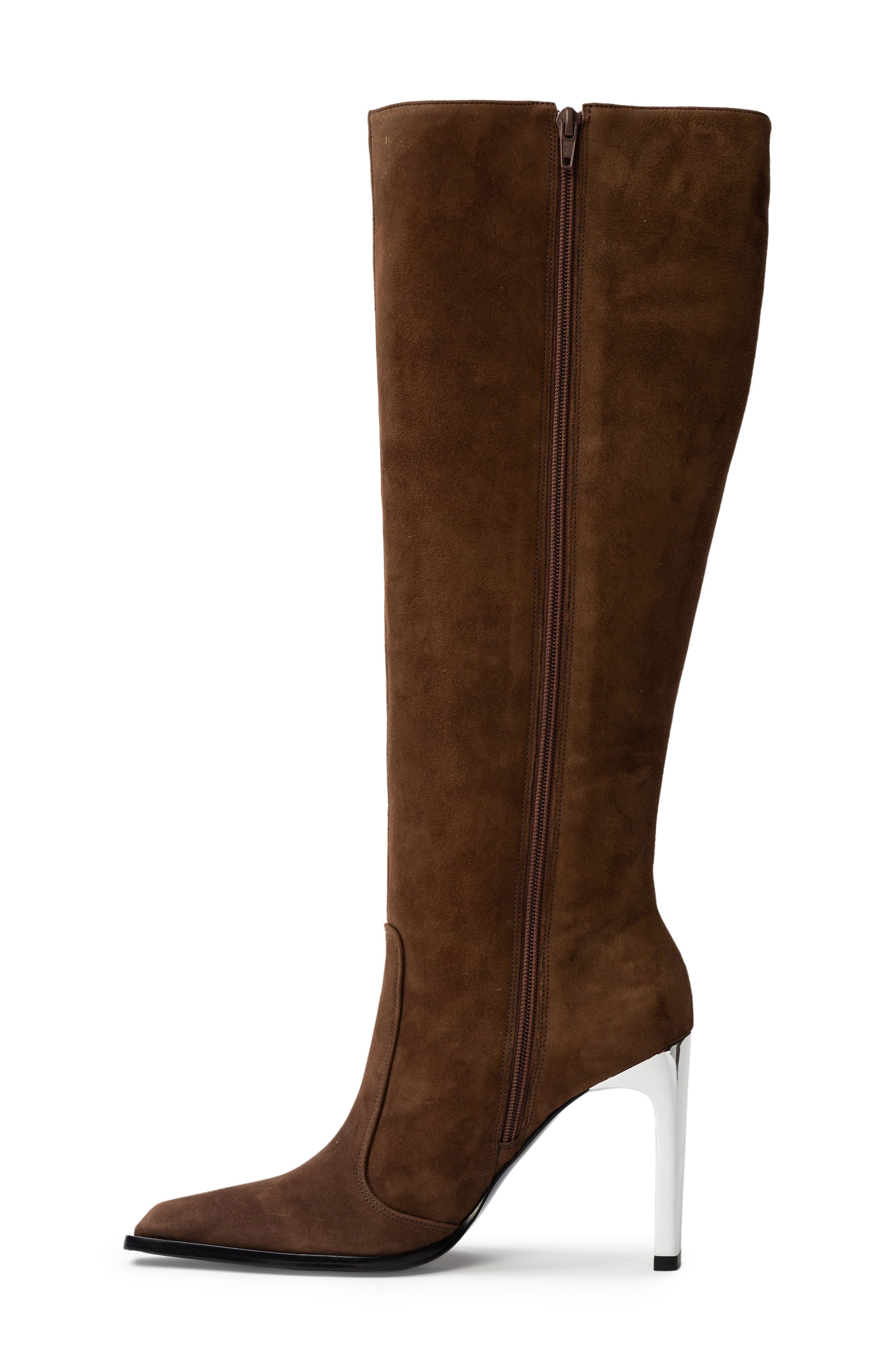 BLACK SUEDE STUDIO Grand Tall Boot, Alternate, color, 