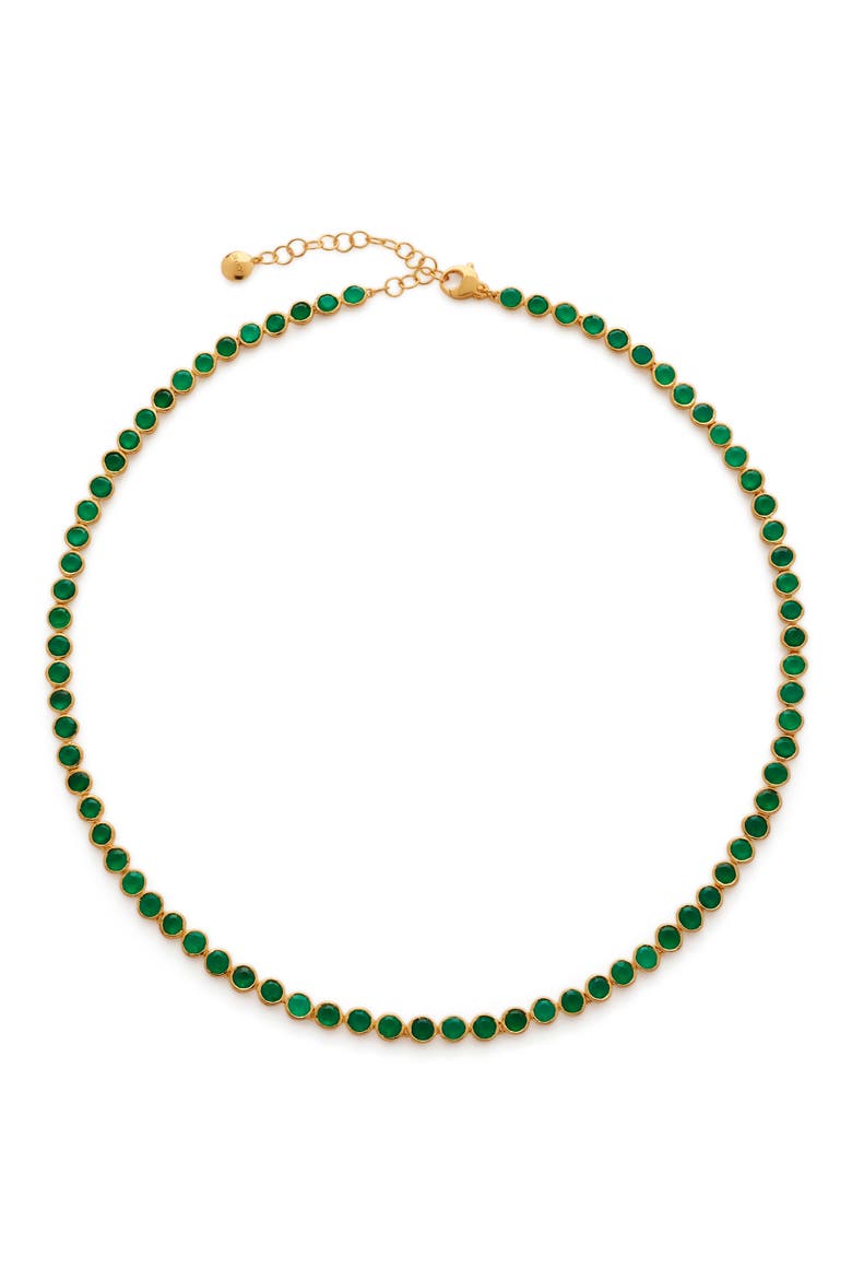 x Kate Young Tennis Necklace , Main, color, YELLOW GOLD