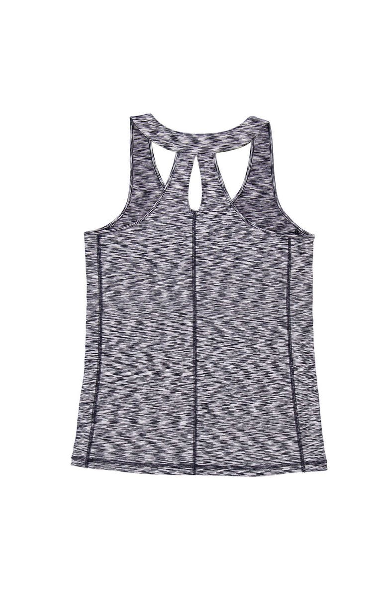 New Era Women's New Era Navy New York Yankees Space Dye Keyhole Back Tank Top, Alternate, color, Navy