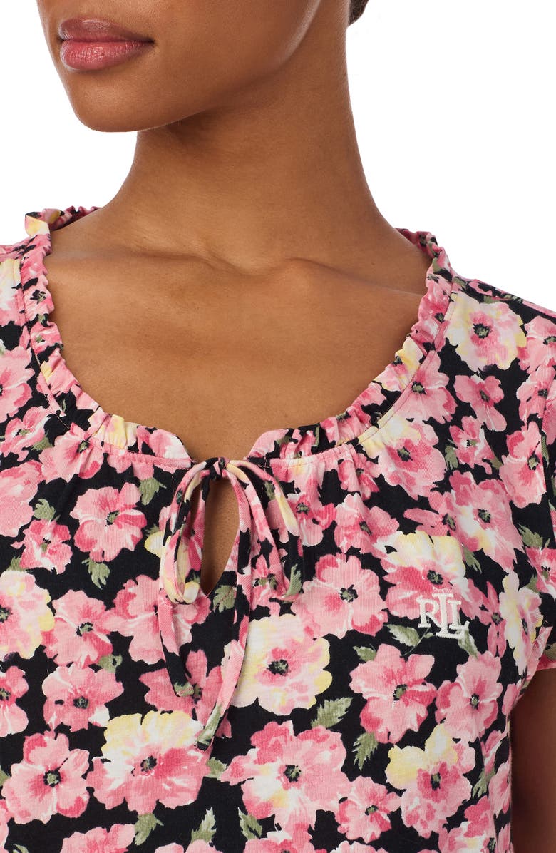 Lauren Ralph Lauren Short Sleeve Nightgown, Alternate, color,