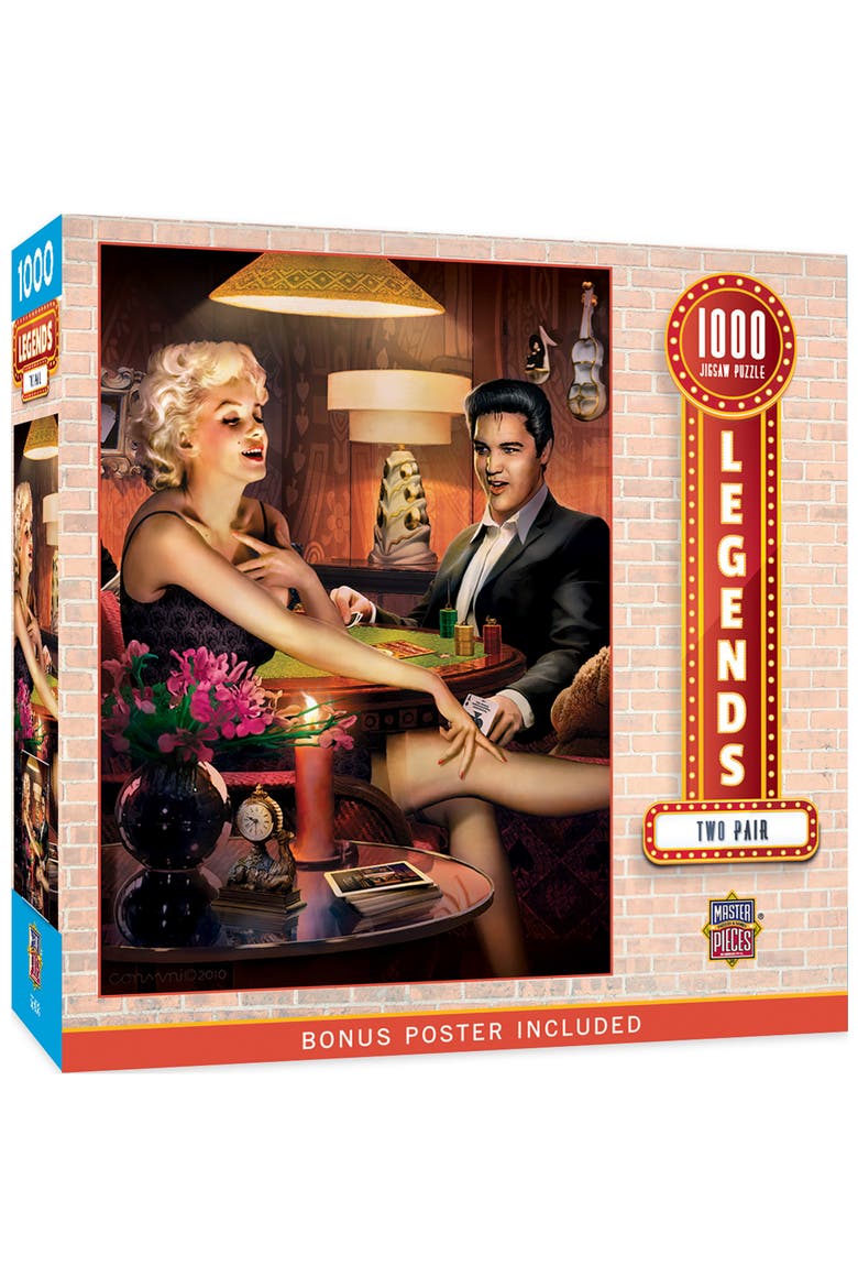 Two Pair 1000 Piece Jigsaw Puzzle, Main, color, Multicolor