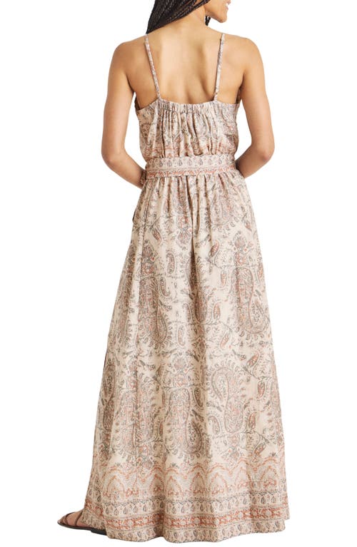 Splendid Paisley Print Sleeveless Maxi Dress In Tuscan Paisley