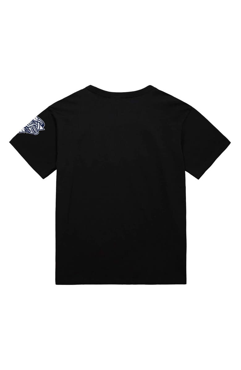 Mitchell 
Ness Men
s Derek Jeter Black New York Yankees 2000 World Series MVP Collage T-Shirt, Alternate, color, 