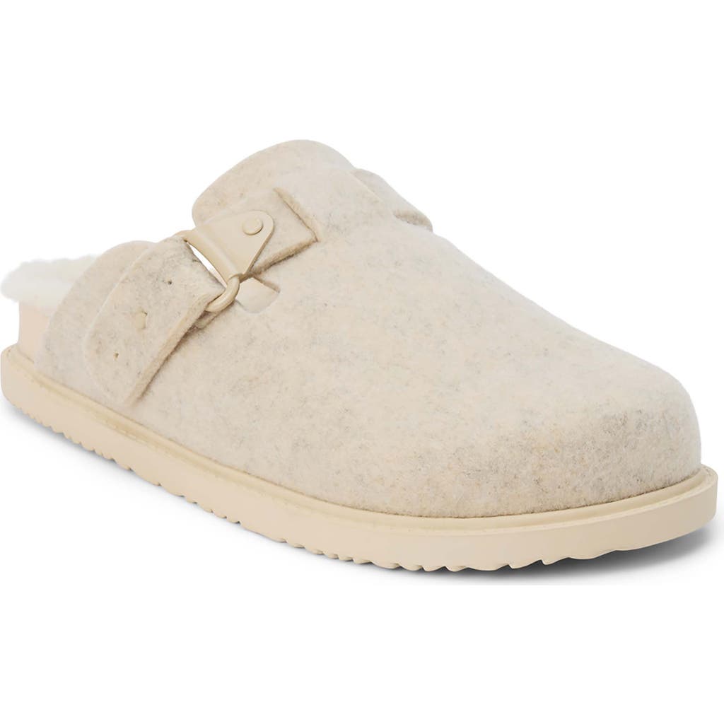 Matisse Portland Faux Fur Clog In Neutral