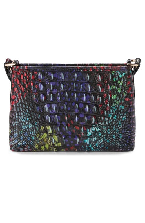 Brahmin Lorelei Croc Embossed Leather Shoulder Bag In Multi