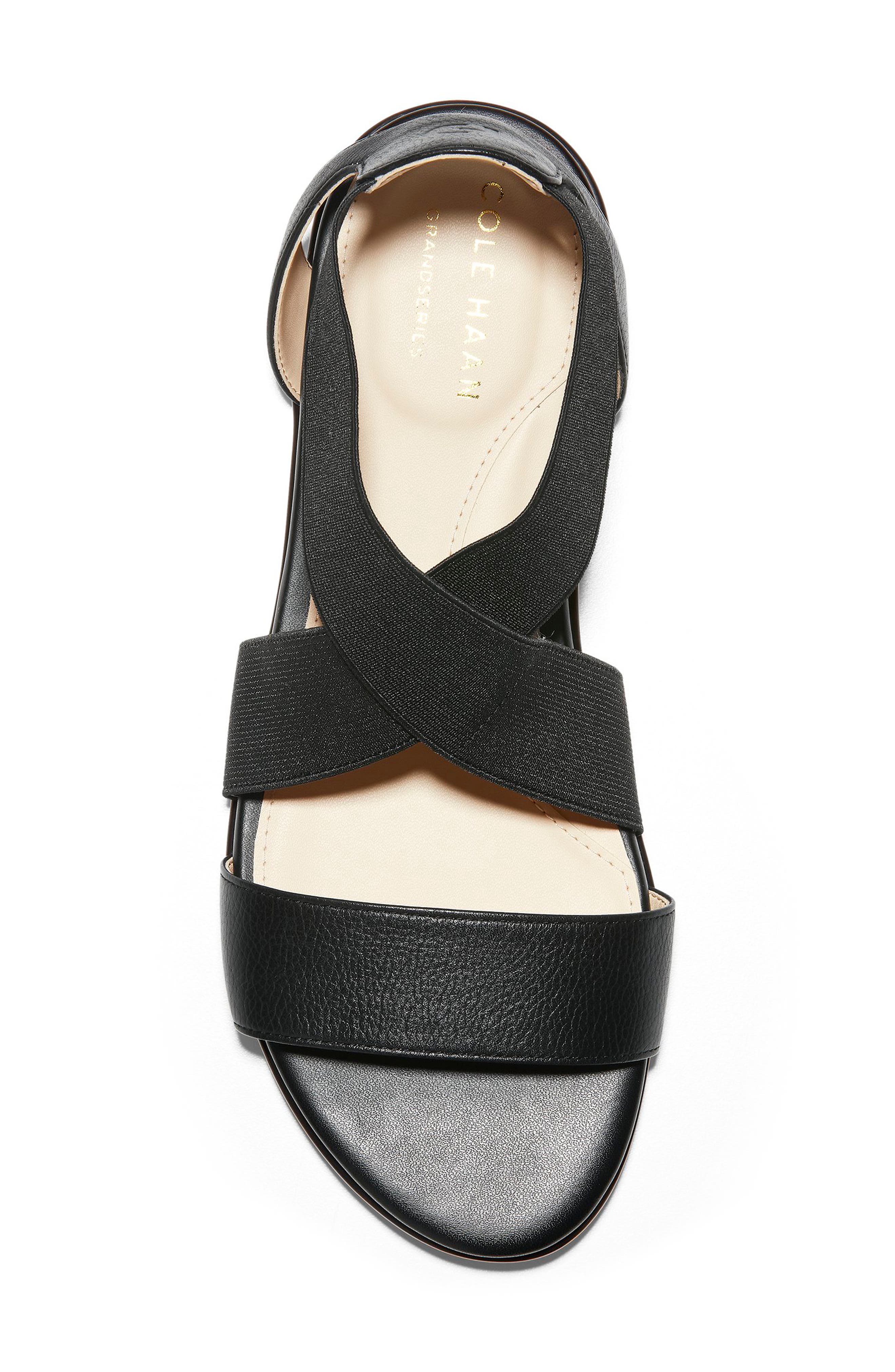 Grand Ambition Sandal, Alternate, color, BLACK LEATHER