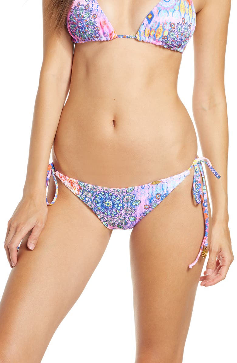 Luli Fama Reversible Brazilian Bikini Bottoms, Main, color, 