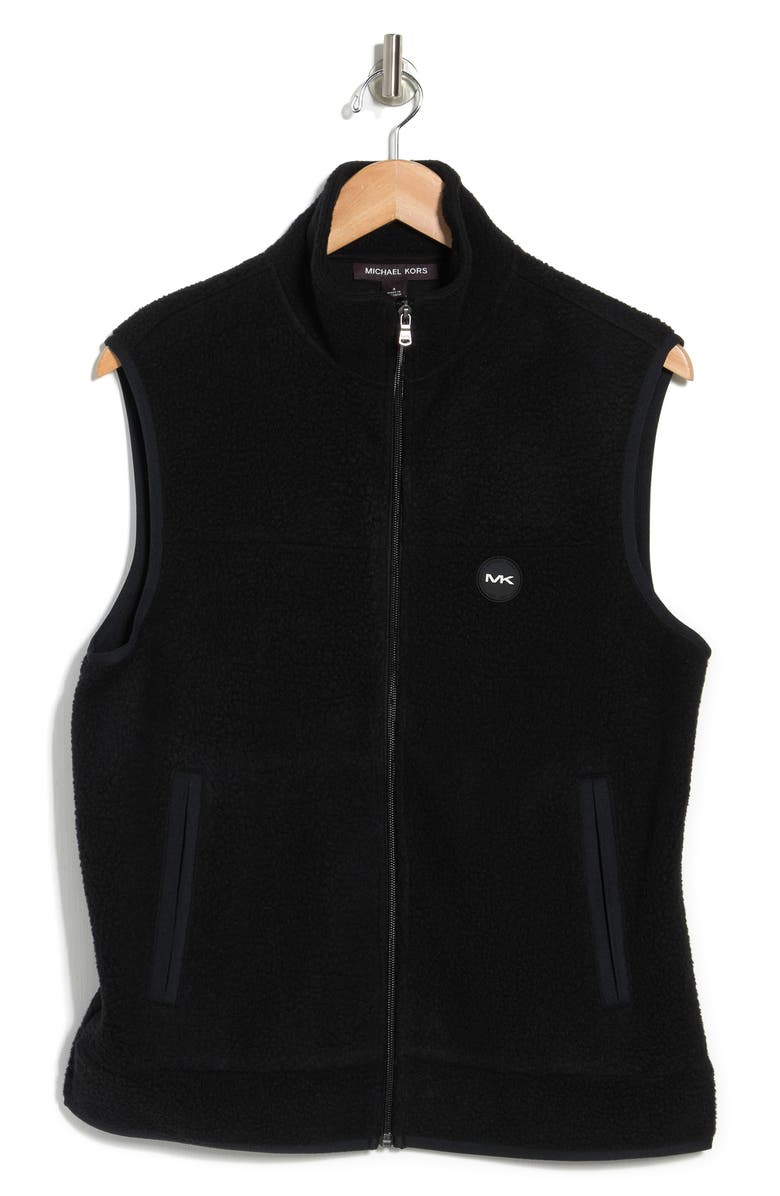 Michael Kors Faux Shearling Zip Vest, Alternate, color,