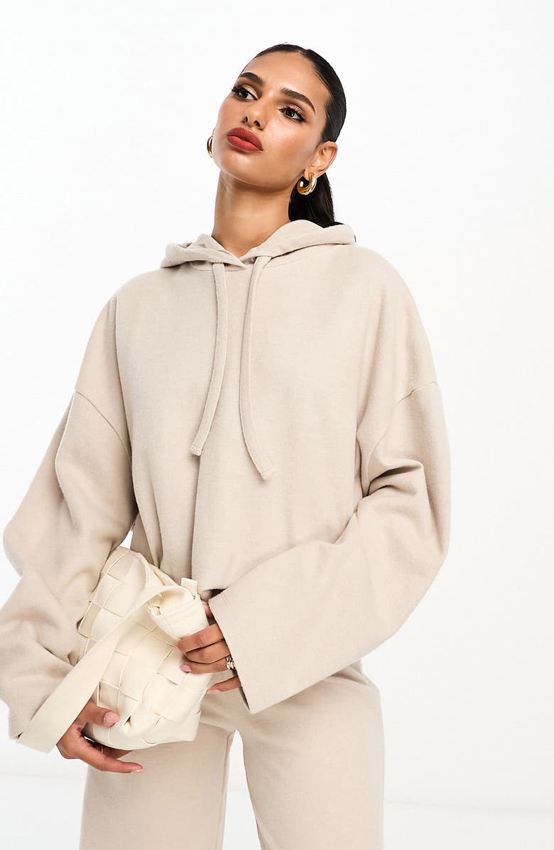 ASOS DESIGN Oversize Brushed Hoodie, Main, color,