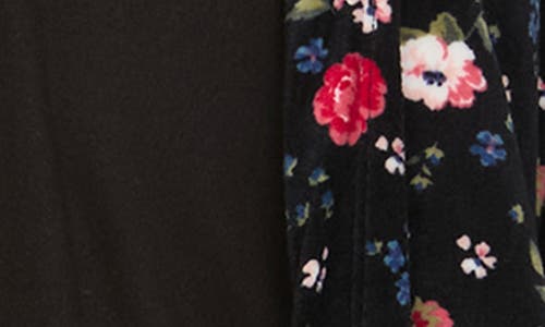 Flora By Flora Nikrooz Mindy 3-piece Travel Pajamas Set In Black