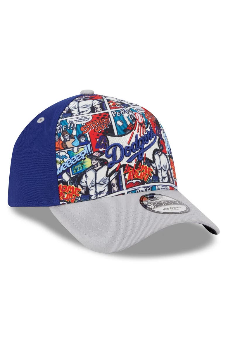 New Era Men's New Era Royal/Gray Los Angeles Dodgers 2025 MLB Diamond Hero Edition A-Frame 9FORTY Adjustable Hat, Alternate, color, Royal