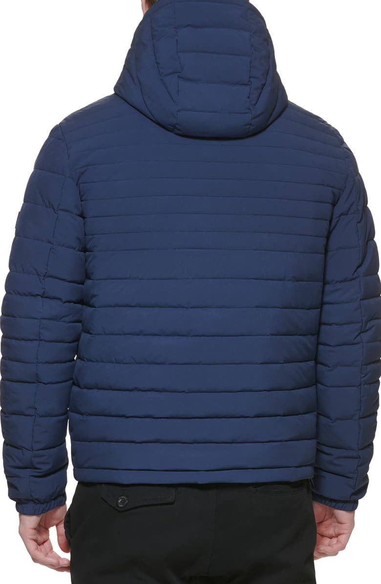 Tommy Hilfiger Quilted Zip Jacket, Alternate, color, Midnight