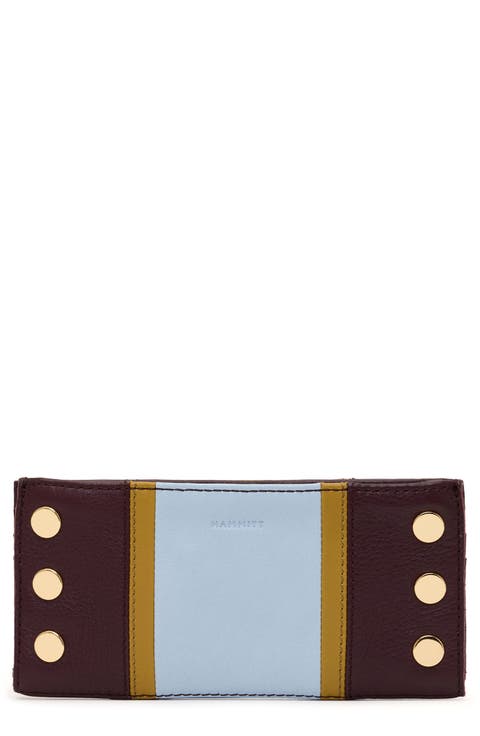 110 North Studded Leather Wallet