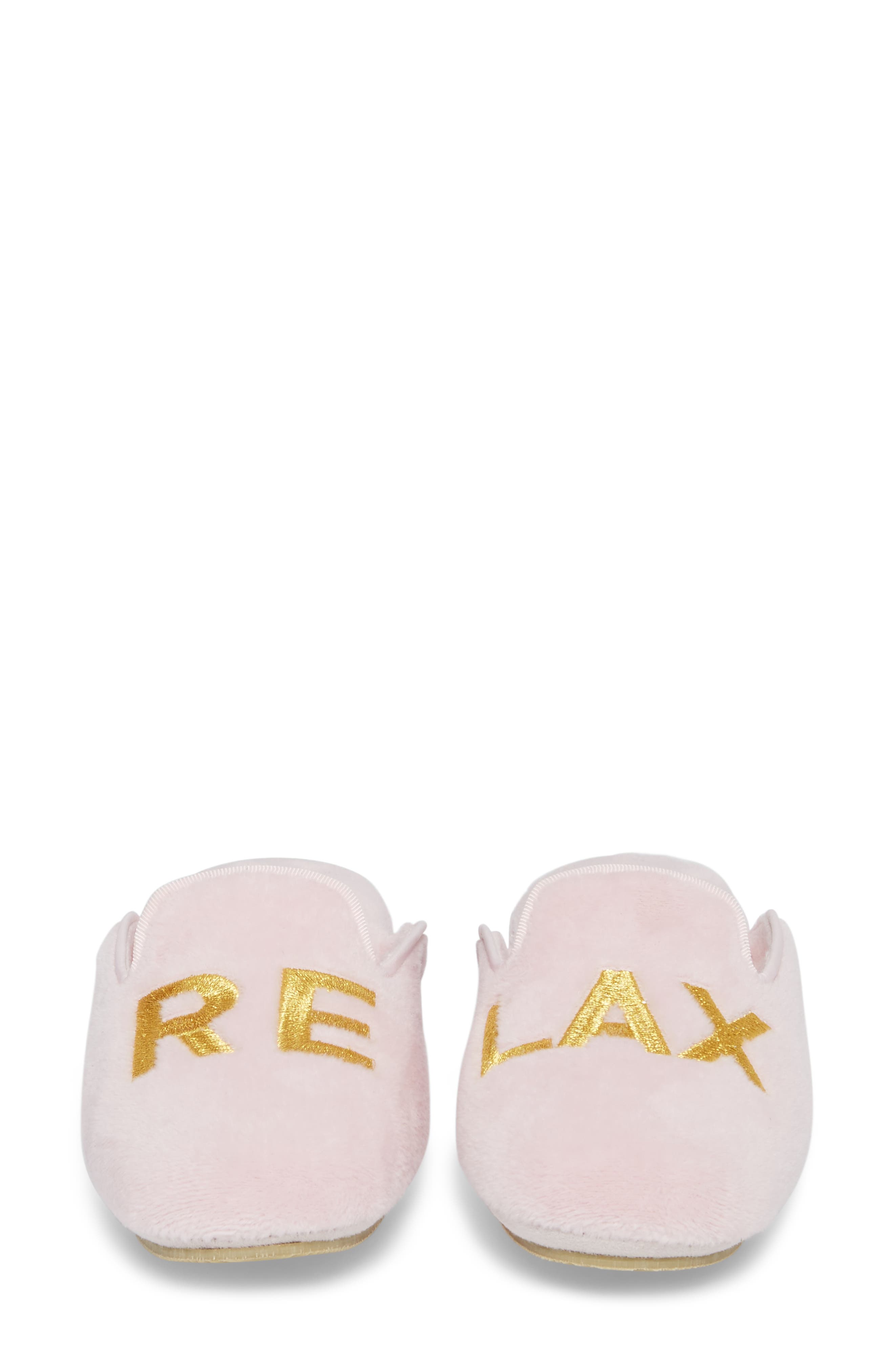 patricia green Relax Embroidered Mule Slipper, Alternate, color, 