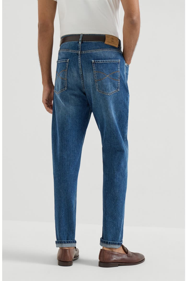 Comfort denim trousers, Alternate, color, Medium Denim