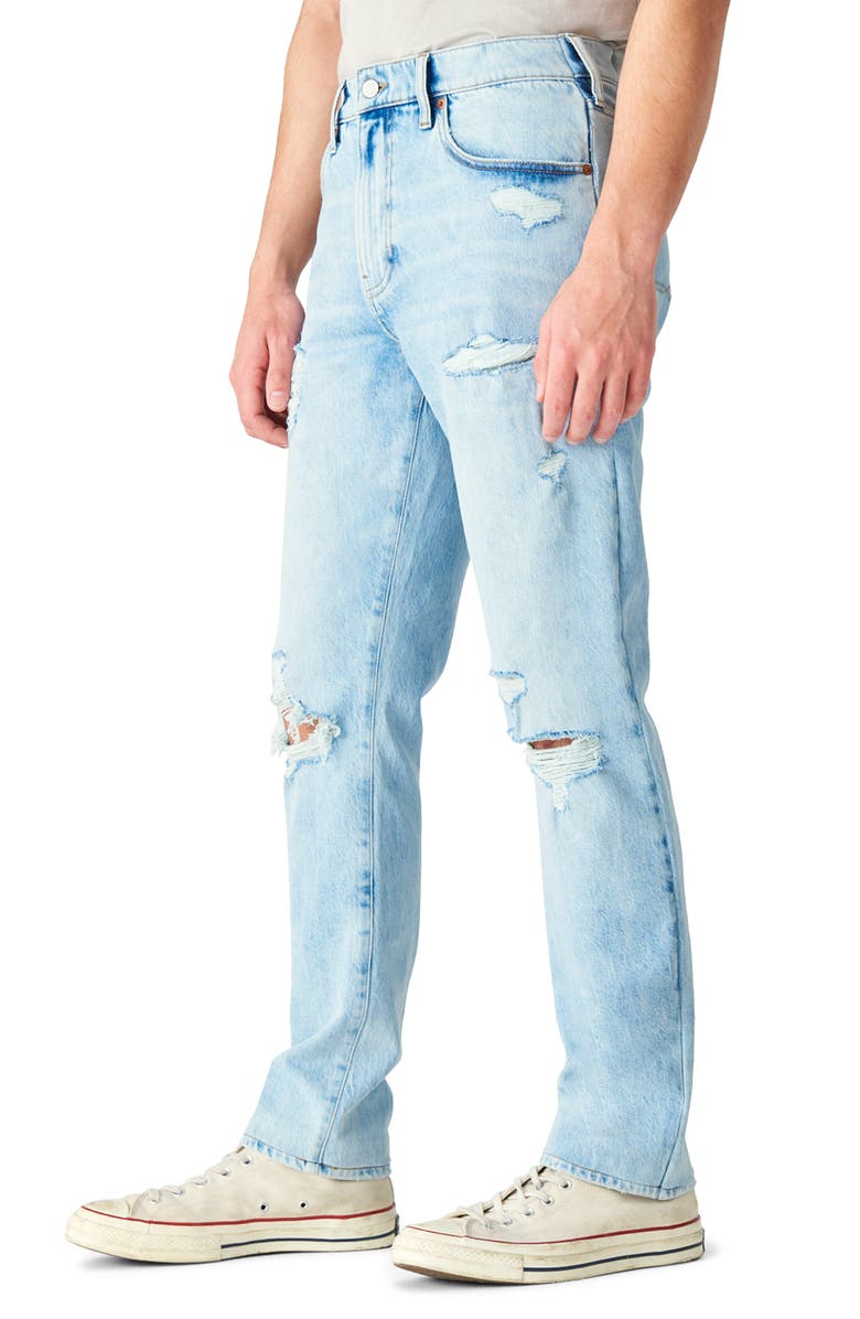Lucky Brand 410 Ripped Athletic Straight Leg Jeans, Alternate, color,