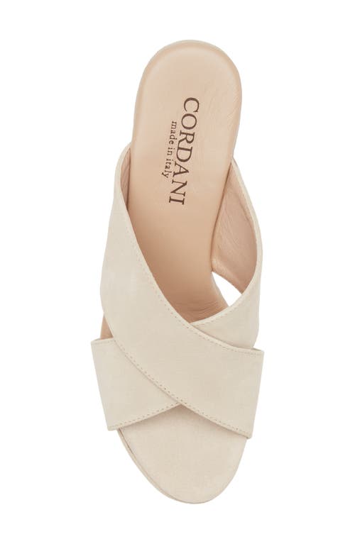 Cordani Teresa Platform Slide Sandal In Crosta Visone