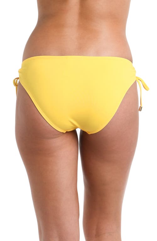 La Blanca Island Goddess Hipster Bikini Bottoms In Yellow
